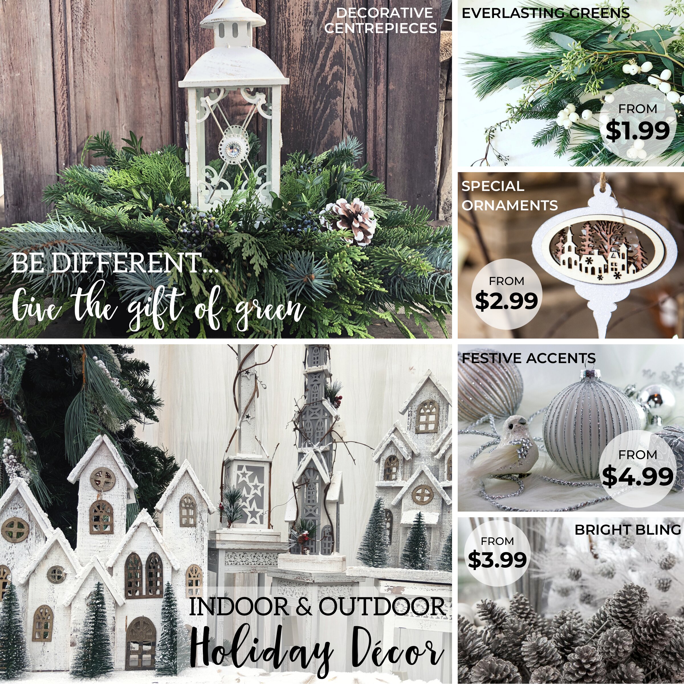 Garden centre Christmas flyer page 1