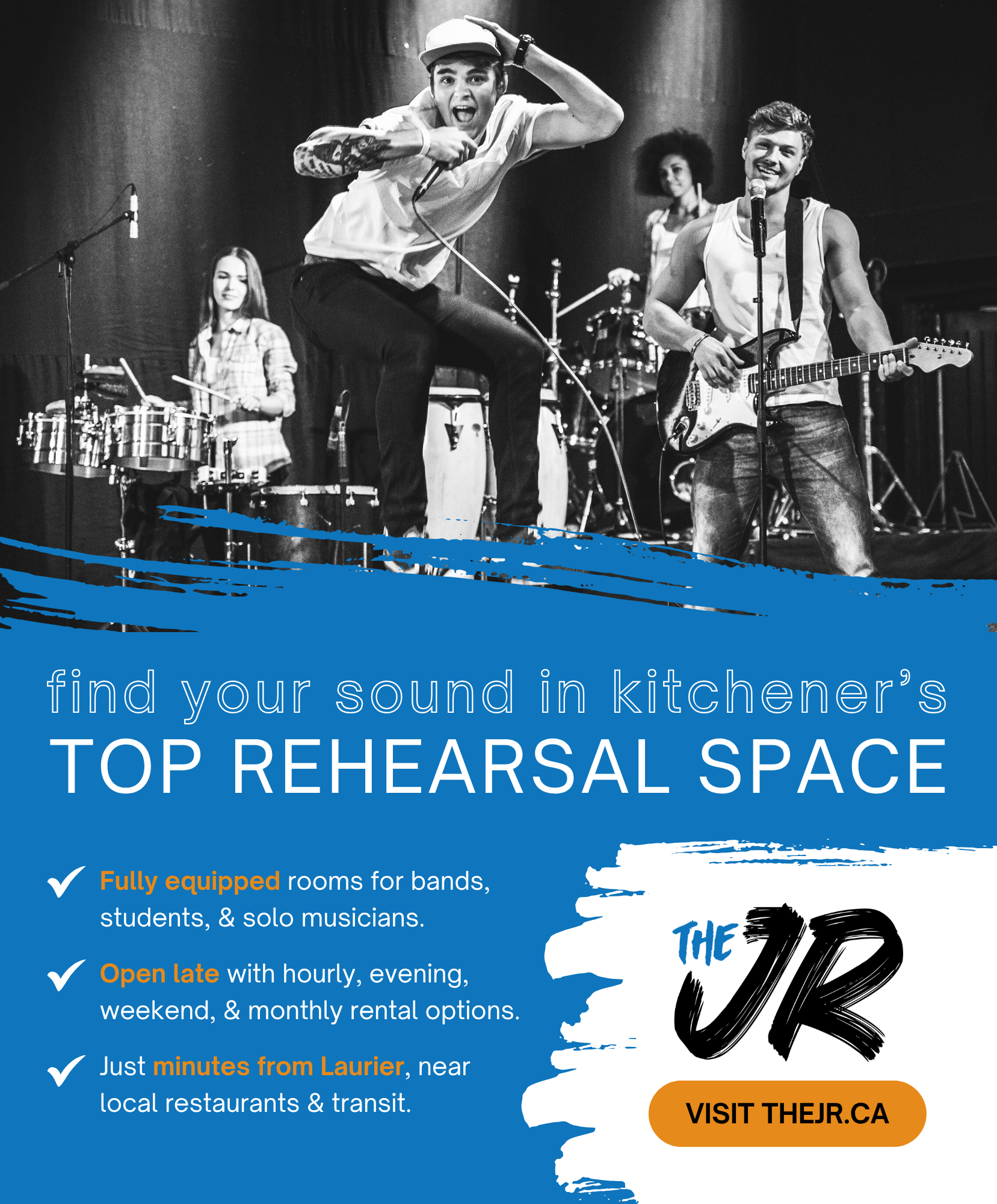 The JR Music Studio Newspaper Ad